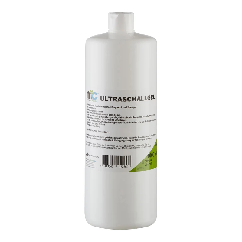 Ultraschallgel, Sonographiegel, Kontaktgel, Leitgel, Gel