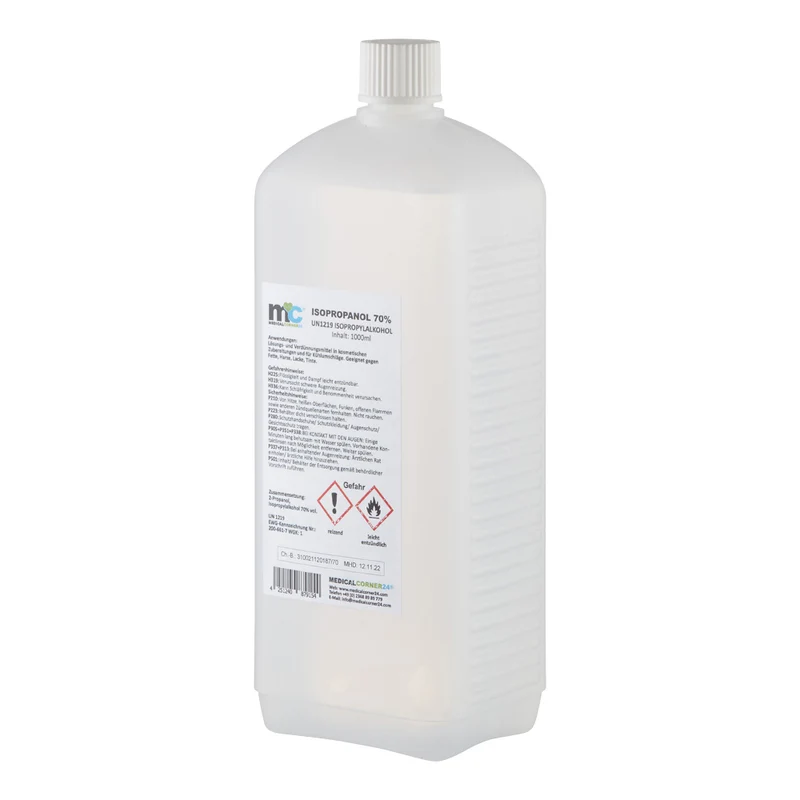 Isopropanol 70 %, Isopropylalkohol, versch. Volumen