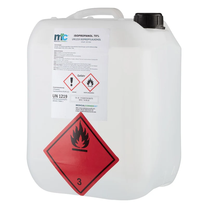 Isopropanol 70 %, Isopropylalkohol, versch. Volumen