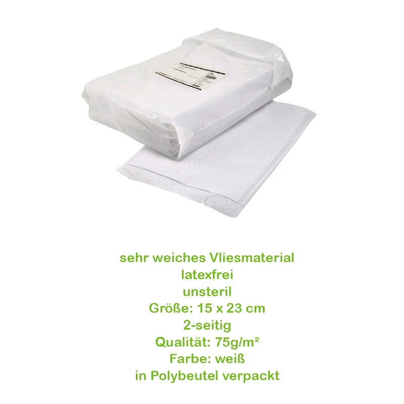 Asid Bonz Ultra-Soft Waschhandschuhe, 2-seitig, weiß, ca. 75 g/m²