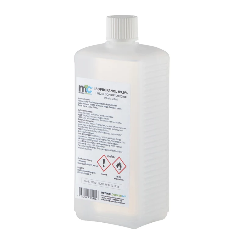 Isopropanol 99,9 %, Isopropylalkohol, Reinigung, versch. Größen