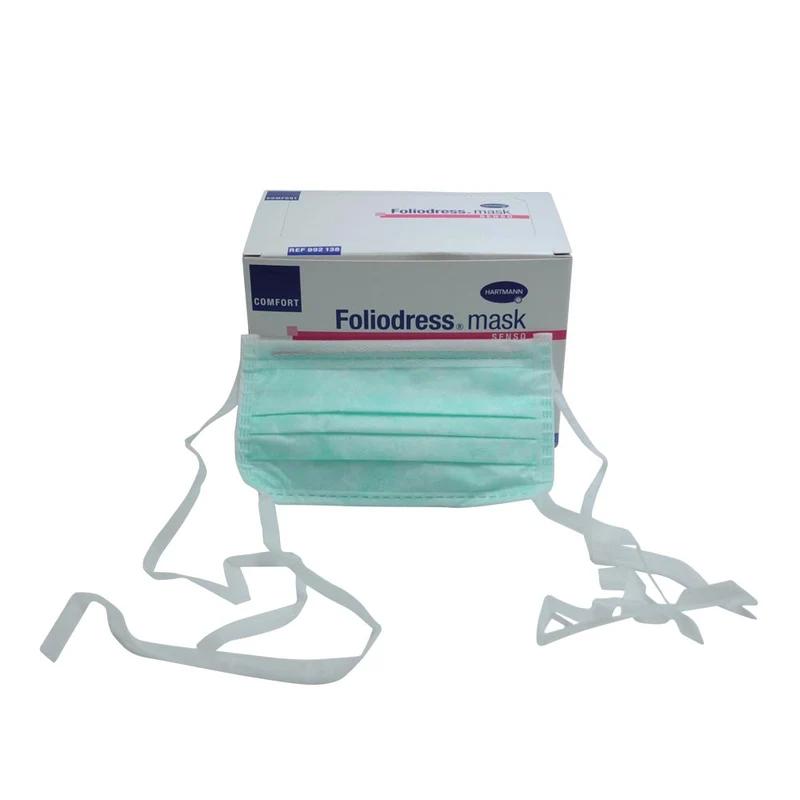 OP Mundschutz Foliodress mask Comfort von Hartmann, zum Binden, 50 St.