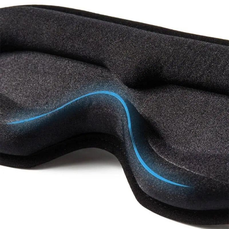 SleepBliss™ 3D Memory-Schaumstoff-Seiden-Schlafmaske