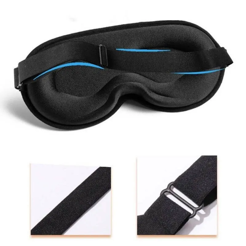 SleepBliss™ 3D Memory-Schaumstoff-Seiden-Schlafmaske