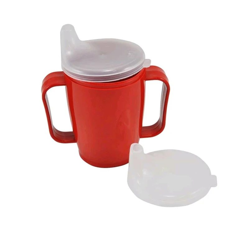 Schnabelbecher, -tasse mit Griff, 4 und 12 mm Deckel, 250ml, Farbwahl