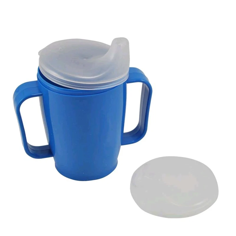 Schnabelbecher, -tasse mit Griff, 4 und 12 mm Deckel, 250ml, Farbwahl