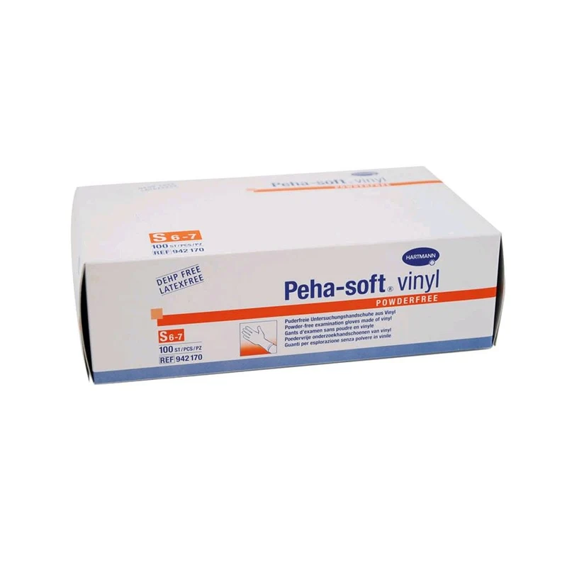 Peha-soft Vinyl Handschuhe, puderfrei von Hartmann, 100 St.
