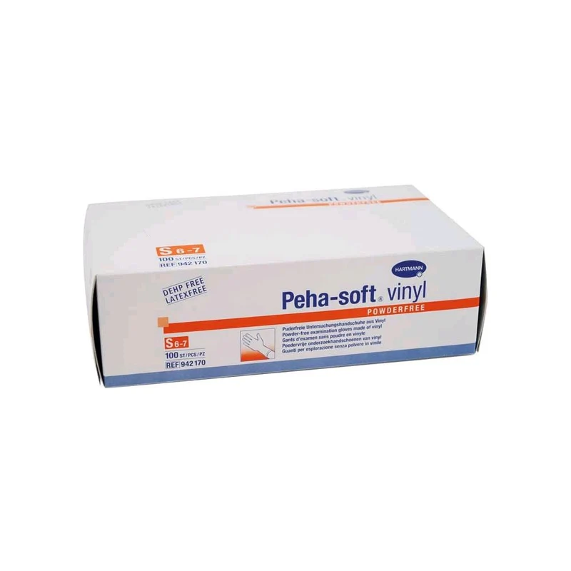 Peha-soft Vinyl Handschuhe, puderfrei von Hartmann, 100 St.