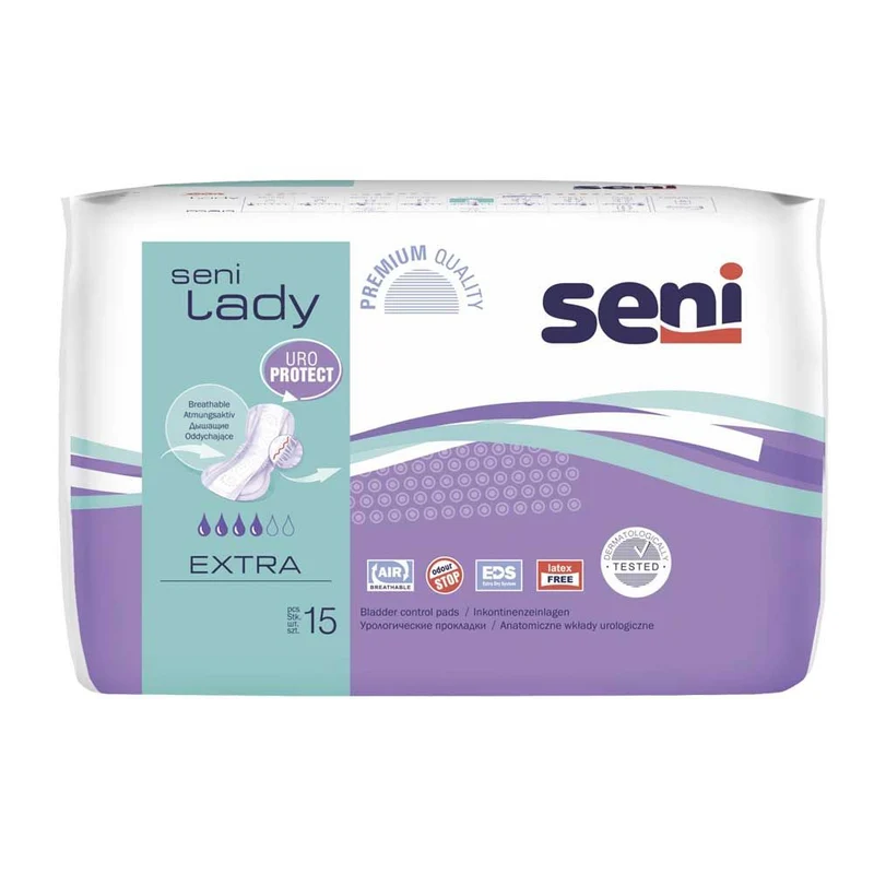 Seni Lady Inkontinenzeinlagen, atmungsaktiv, diskret, 8 Größen