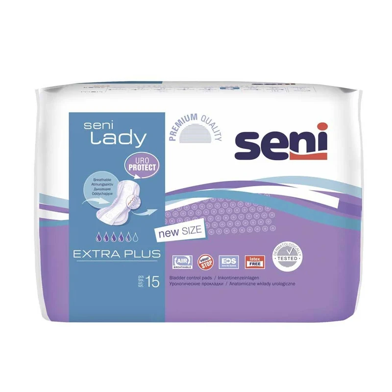 Seni Lady Inkontinenzeinlagen, atmungsaktiv, diskret, 8 Größen