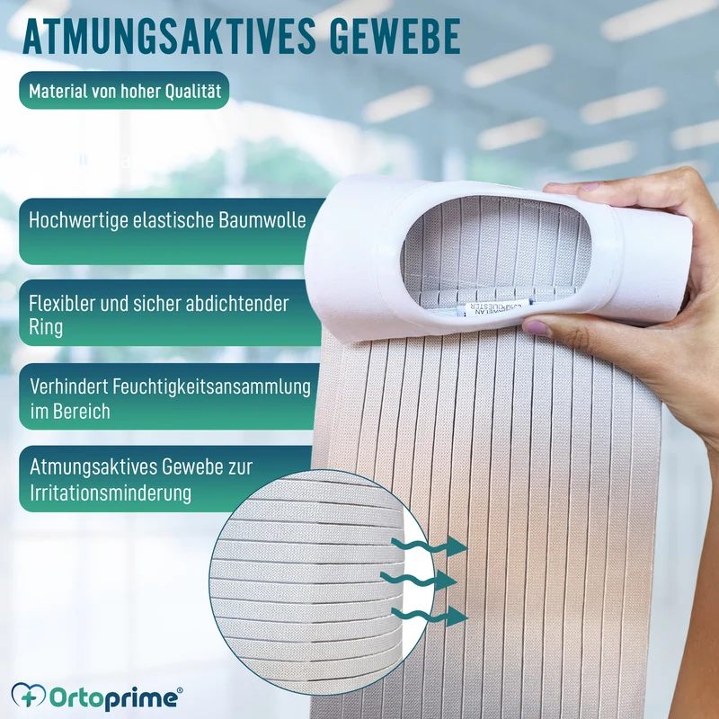 Thermoregulierender Postoperativer Gürtel für Kolostomie | 3 Größen