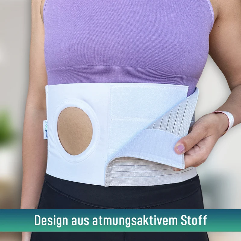 Thermoregulierender Postoperativer Gürtel für Kolostomie | 3 Größen