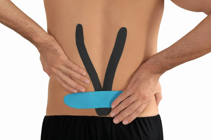 Kinesiologie-Tape blau mit hoher Dehnbarkeit