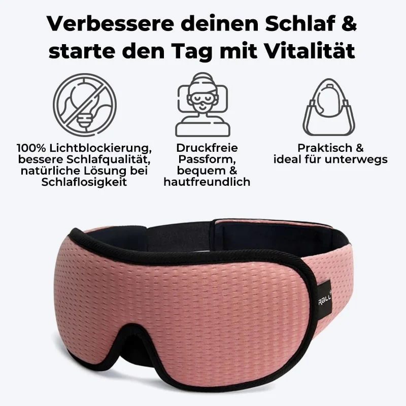 Gesundes Schlafpaket: Sparpaket Migräne Kältetherapie Maske + NapZone™ Schlafmaske + kühlendes Schlafkissen