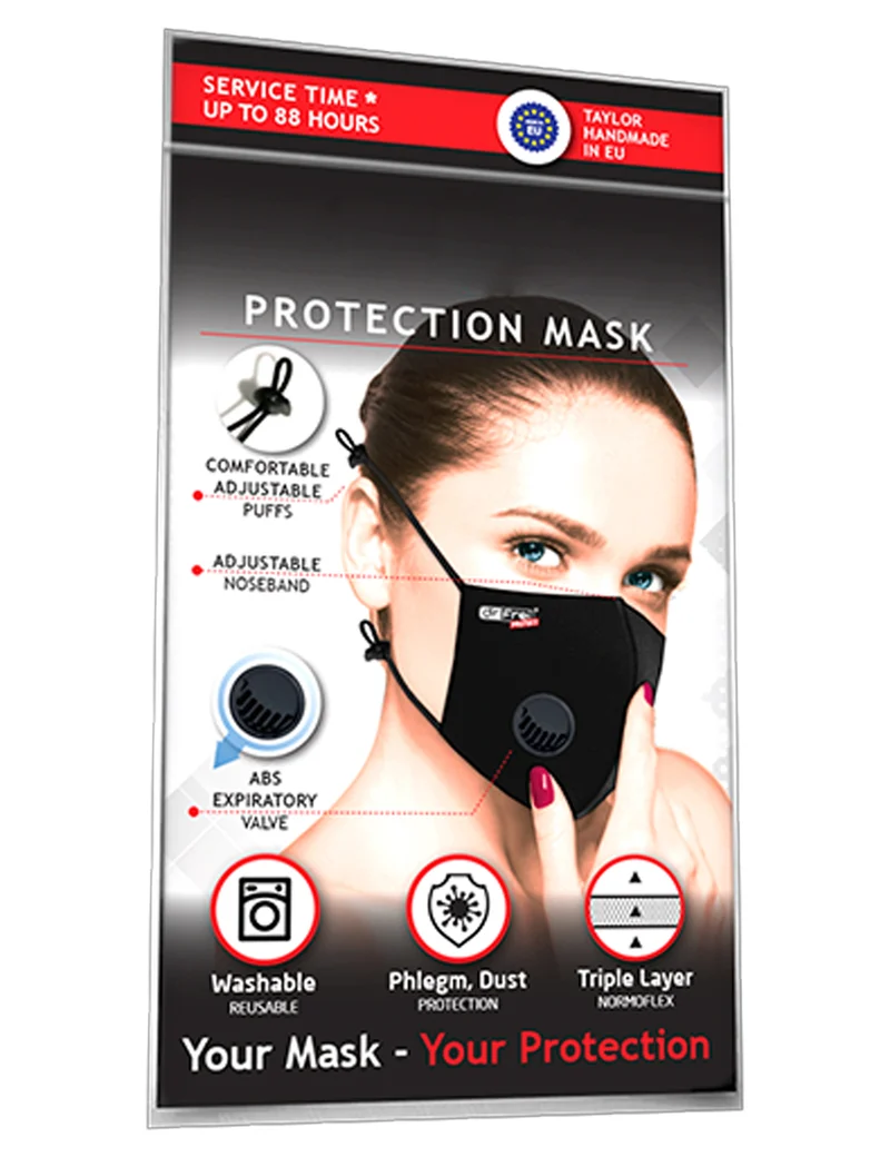 Maske Mund Nase Abdeckung Staubmaske Schutz Waschbar MT-0201