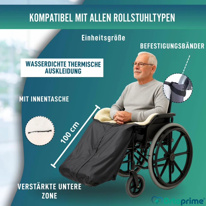 Thermische Beinschutzdecke für Rollstühle | Wasserdichte Decke