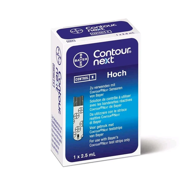 Bayer CONTOUR® NEXT Kontrolllösungen für Blutzuckermessgerät, 2,5 ml