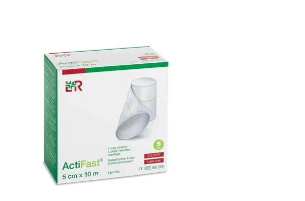 ACTIFAST schlauchfix Fixierverband | 10,75cm x 10m | gelb