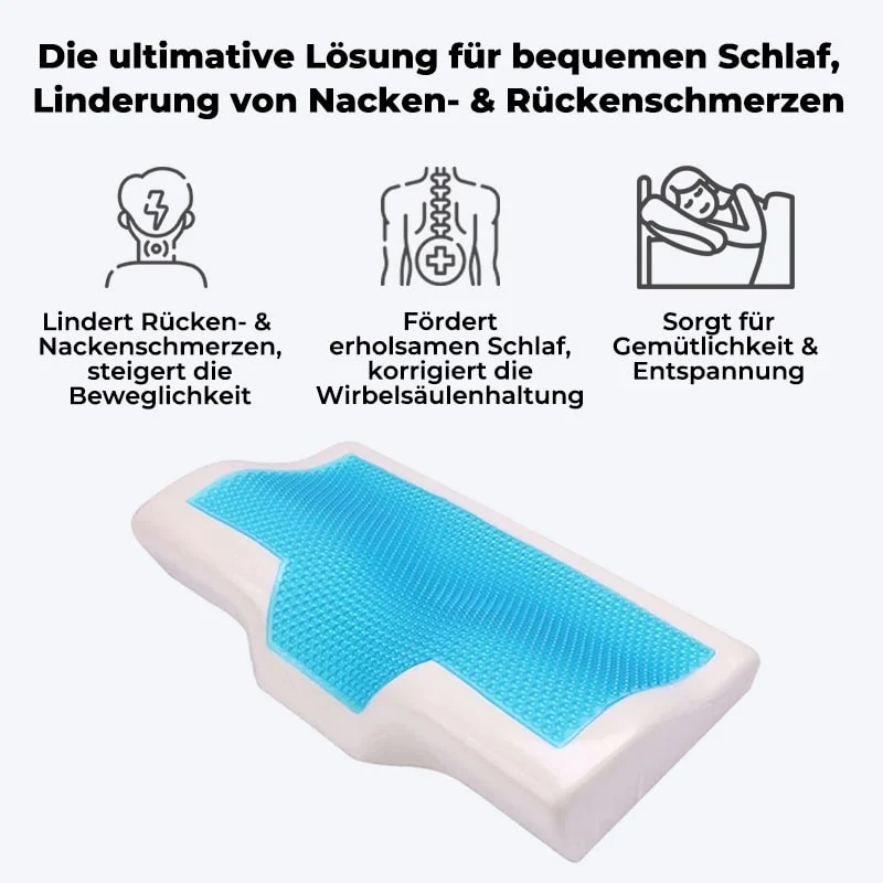 Nachtruhe kühlendes orthopädisches Schlafkissen