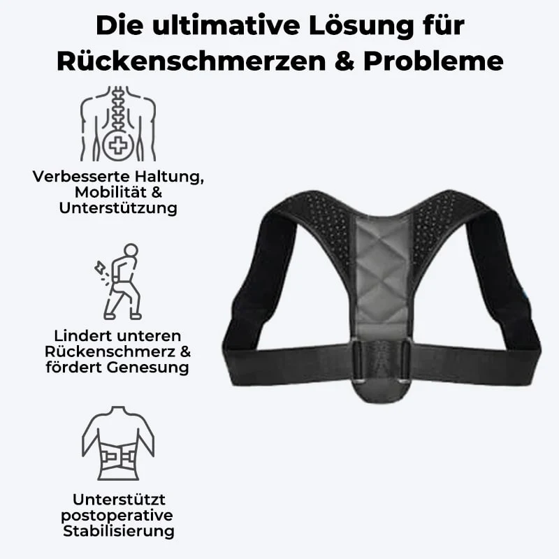Geradehalter für perfekte Haltung des Rückens