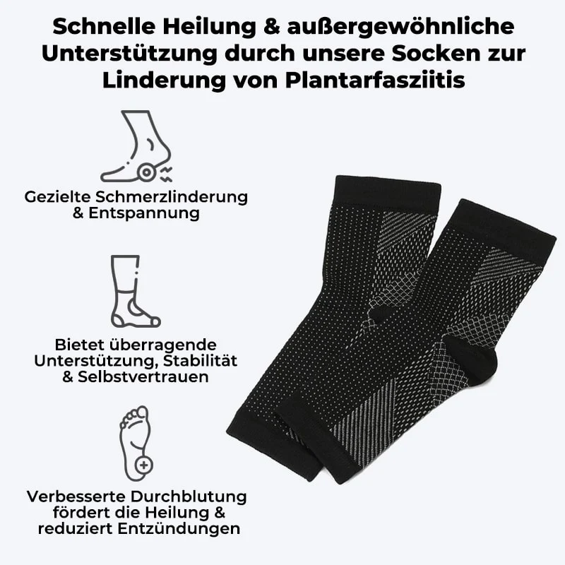 ComfortFeet™ Offene Zehen-Kompressionsknöchelsocken
