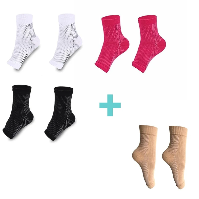 ComfortFeet™ Offene Zehen-Kompressionsknöchelsocken