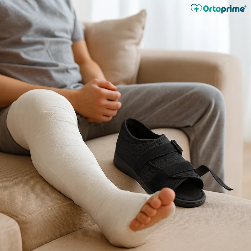 Postoperative Schuhe Flache Sohle | Bilaterale Form