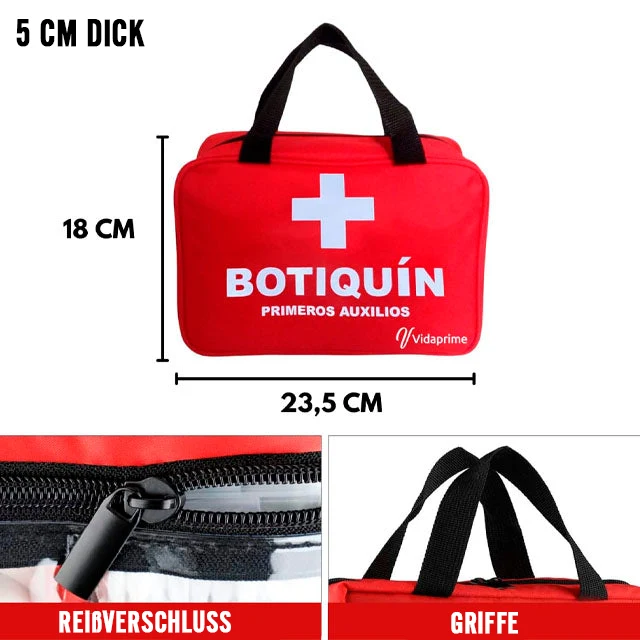 Erste-Hilfe-Koffer Komplettes Professionelles Set | 180 Teile