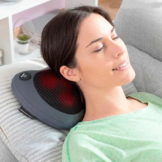 Shiatsu-Kopfmassagegerät mit drehbaren Köpfen und Wärmefunktion