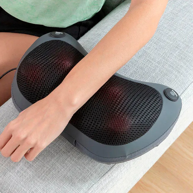 Shiatsu-Kopfmassagegerät mit drehbaren Köpfen und Wärmefunktion