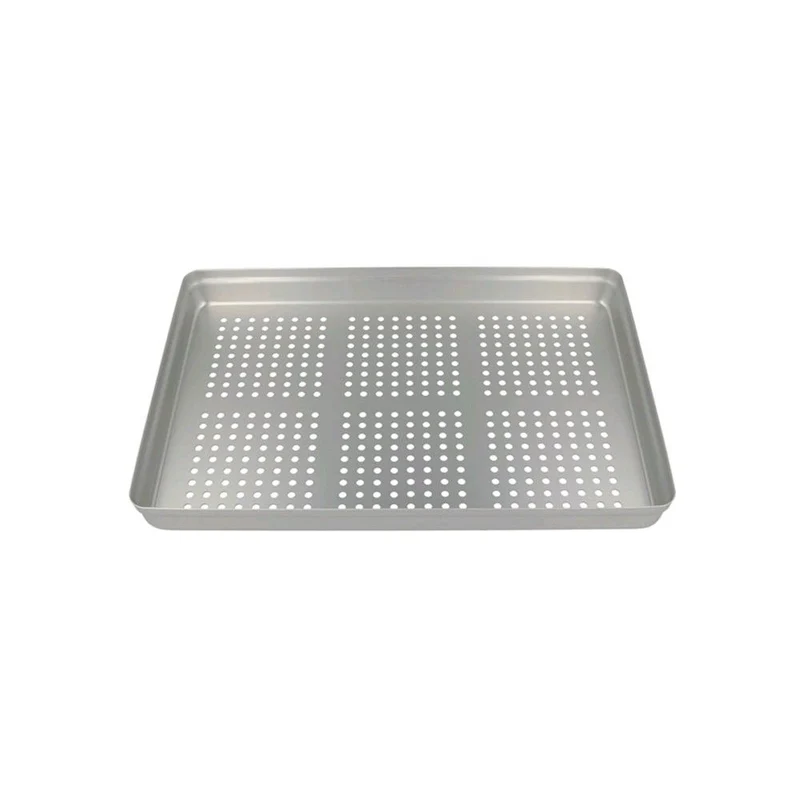 Euronda Normtray Deckel aus Aluminium, silber, gelocht oder ungelocht