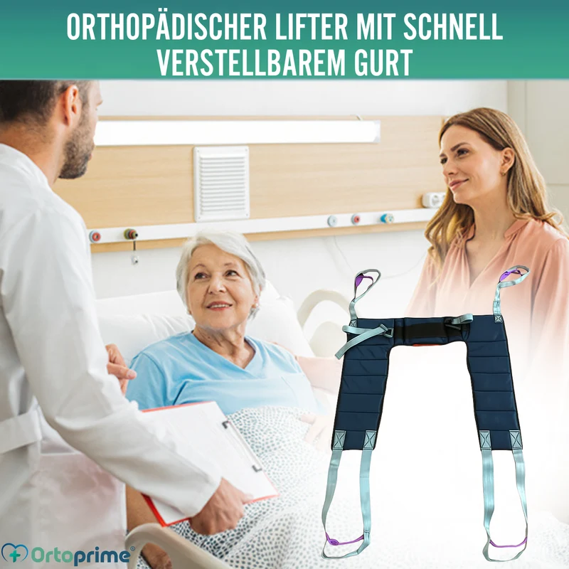 Patientenlifter mit Schnellverstellbarem Gurt inkl.