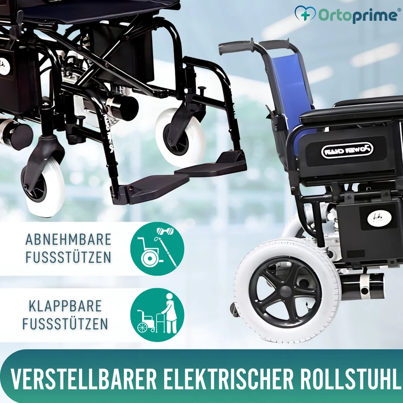 Elektrorollstuhl für eingeschränkte Mobilität | Vollgummireifen
