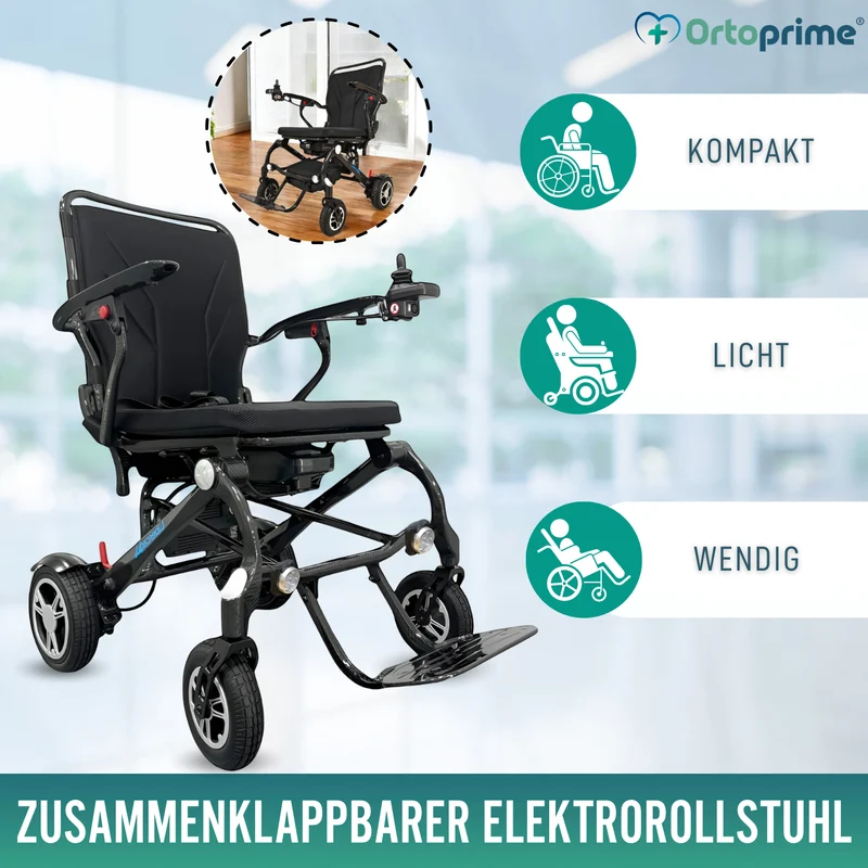 Transportabler Elektromobil Rollstuhl Hochleistungsfähig