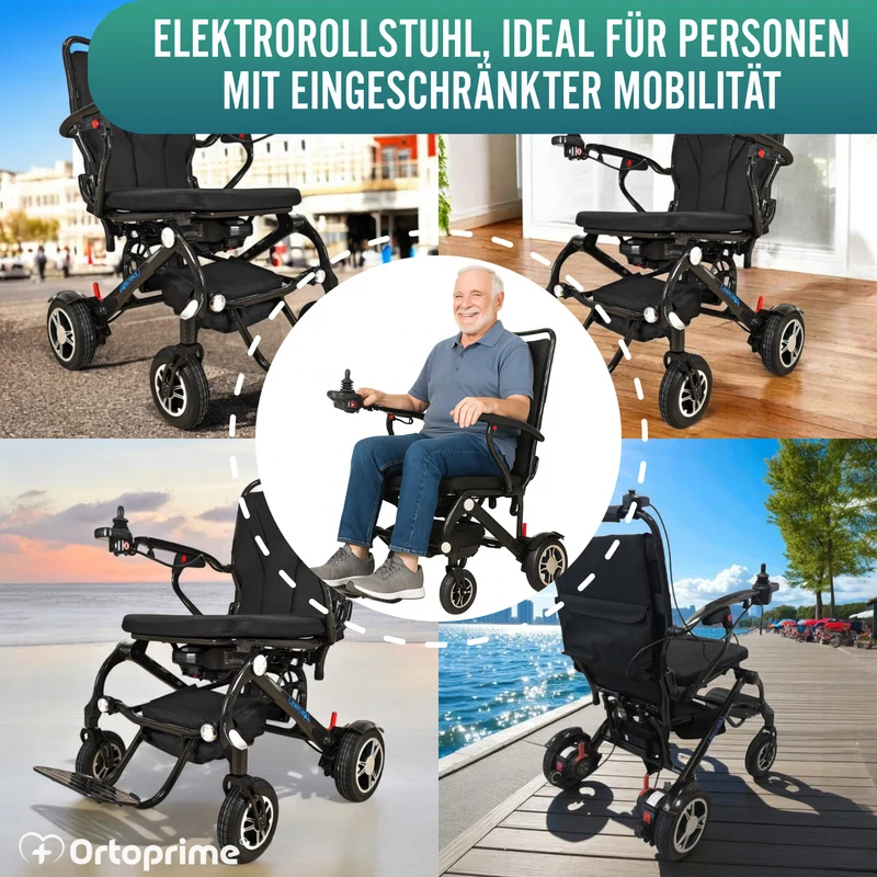 Transportabler Elektromobil Rollstuhl Hochleistungsfähig