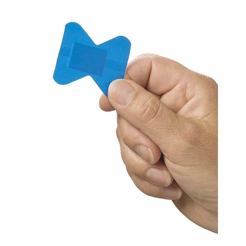 MC24 Detektierbare Fingerkuppenpflaster, blau, 45 x 50 mm