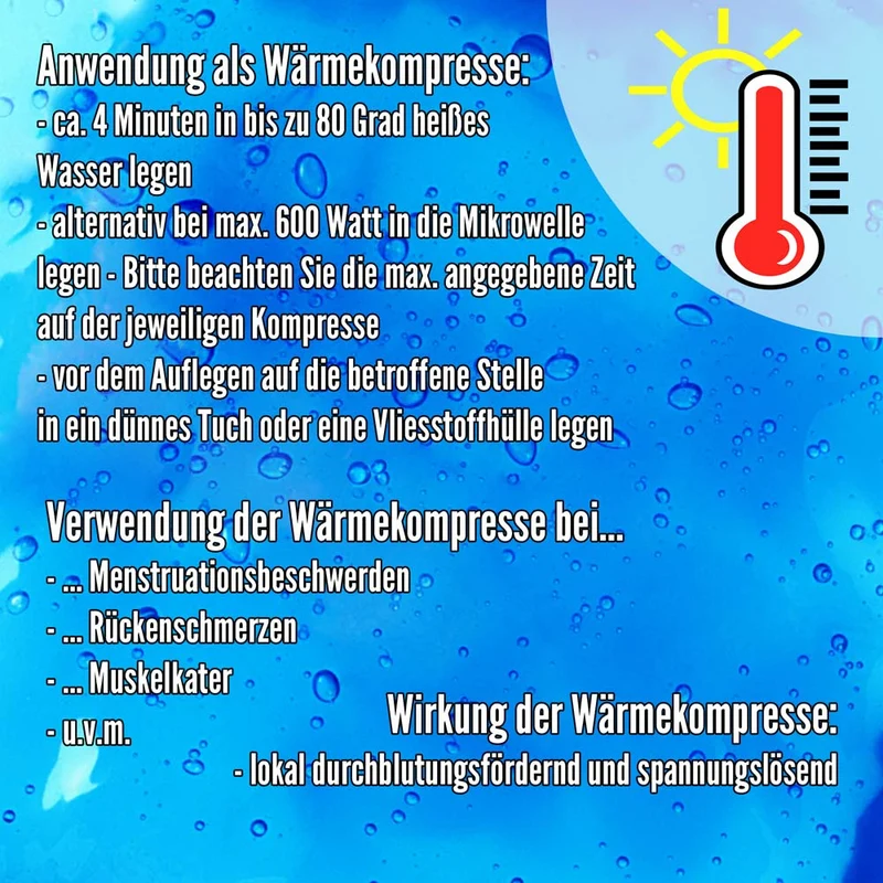 Kalt Warm Kompressen, Gel, Mikrowellen geeignet, 50 St.