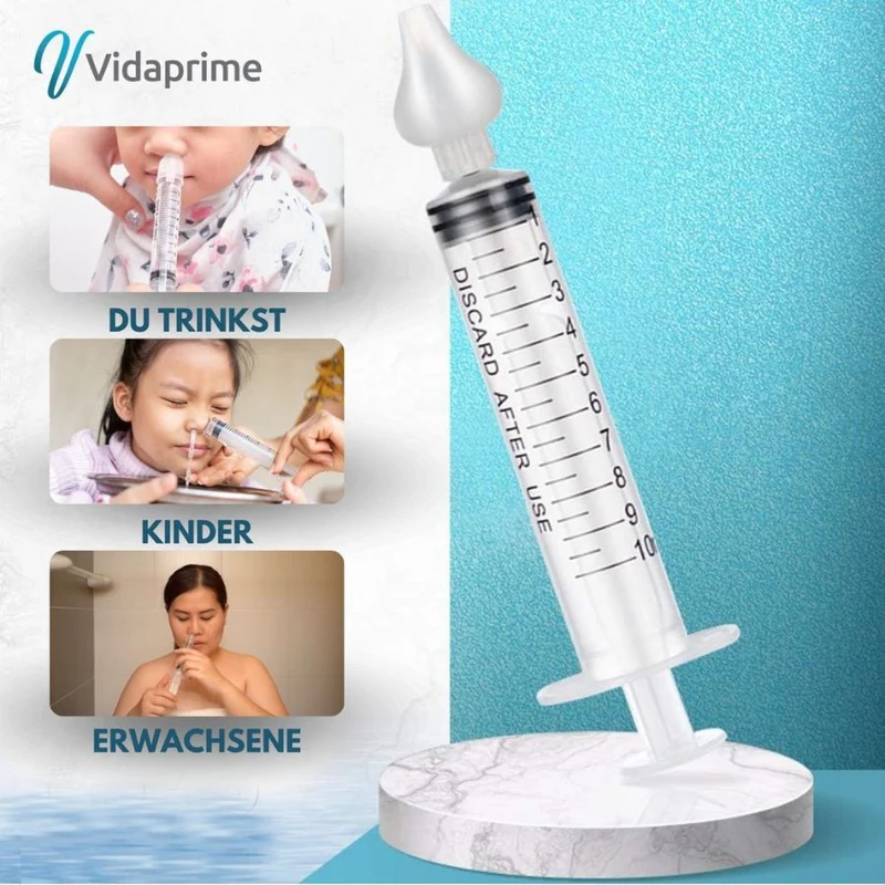 Nasenspülungsspritze für Babys und Erwachsene | Packung mit 3 Stück