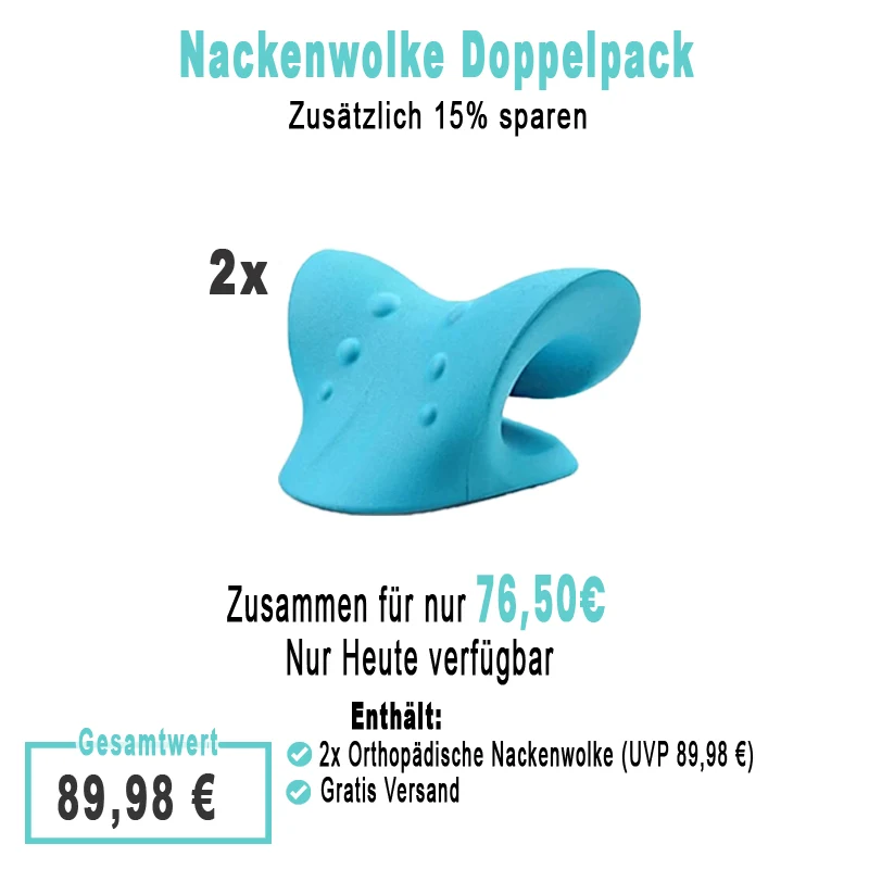 Doppelpack 2x Orthopädische Nackenwolke™️ Nackendehner