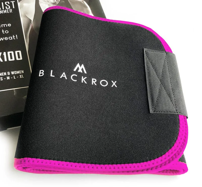 BLACKROX Waist Trimmer Fitnessgürtel – Schwitzgürtel Bauchweggürtel