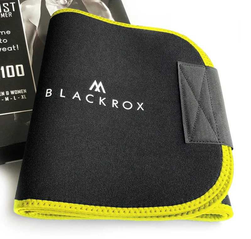 BLACKROX Waist Trimmer Fitnessgürtel – Schwitzgürtel Bauchweggürtel