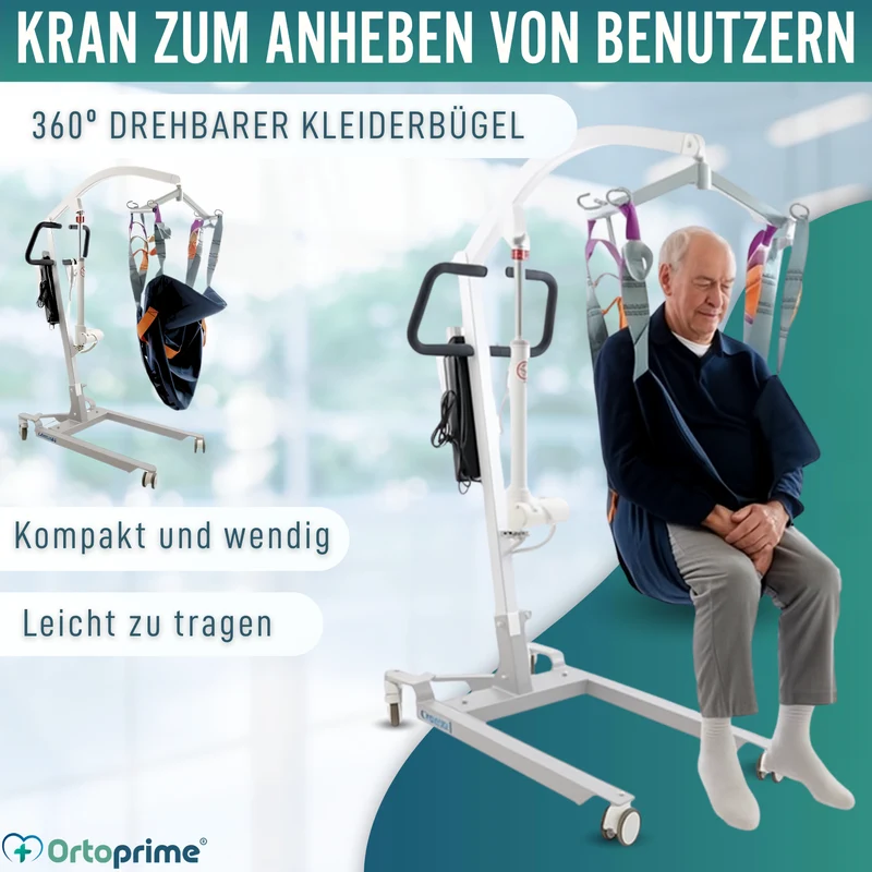 Kran zum Heben von Patienten Hohe Qualität | Inkl. Gurt