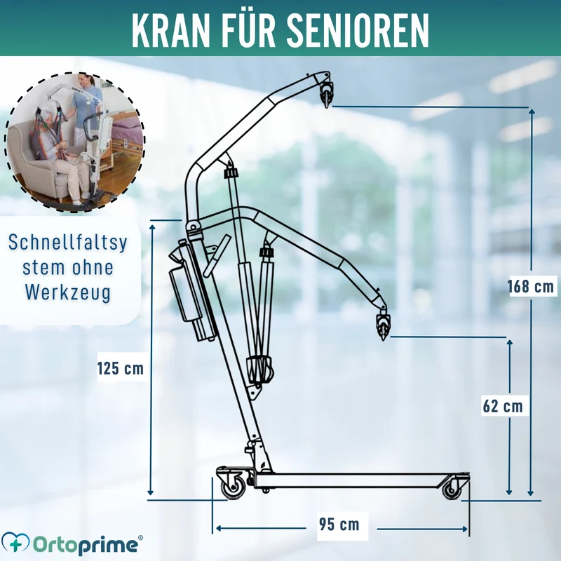 Orthopädischer Kran | Inklusive Kopfstützengurt