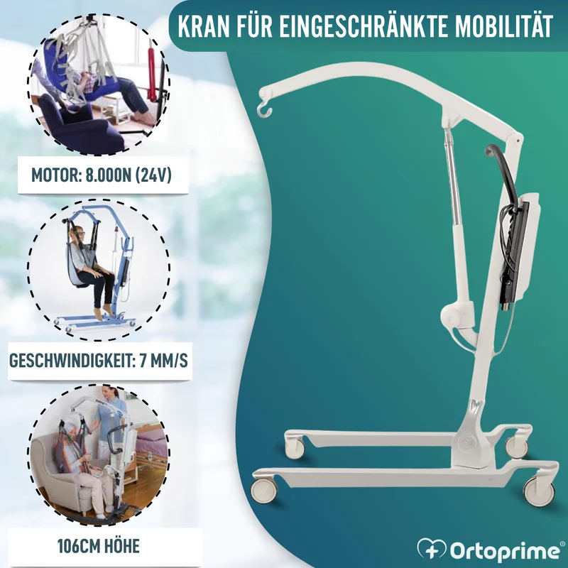 Elektrischer Patientenlift | Ohne Gurt
