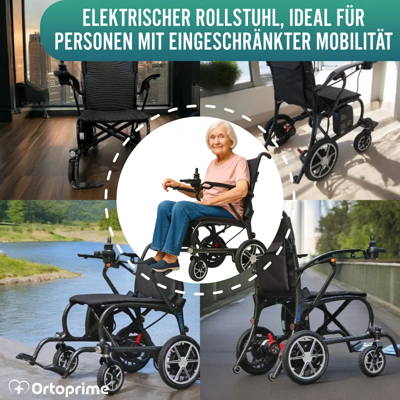 Komfortabler Elektrischer Rollstuhl | Kohlefaser