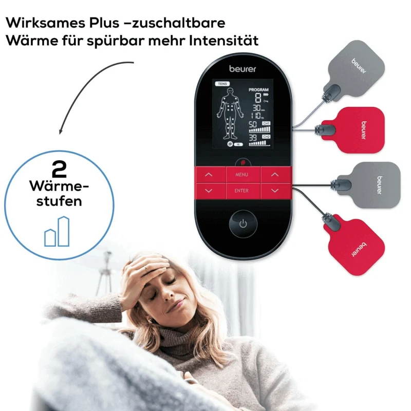 TENS EMS Gerät – Beurer EM 59 + GRATIS Gelpads