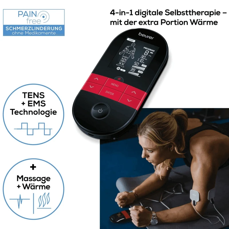 TENS EMS Gerät – Beurer EM 59 + GRATIS Gelpads