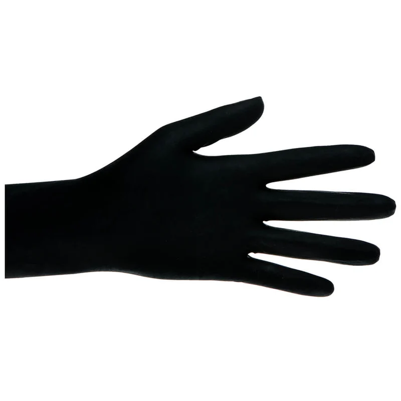 Ampri Einweghandschuhe Black Ninja, puderfrei, Größe S-XL, 100 Stück