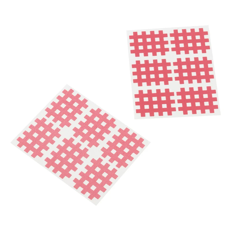 Medicalcorner24 Gittertapes – Cross Patches 3,6 x 2,8 cm, 18 Bögen à 2 Stück in 3 Farben