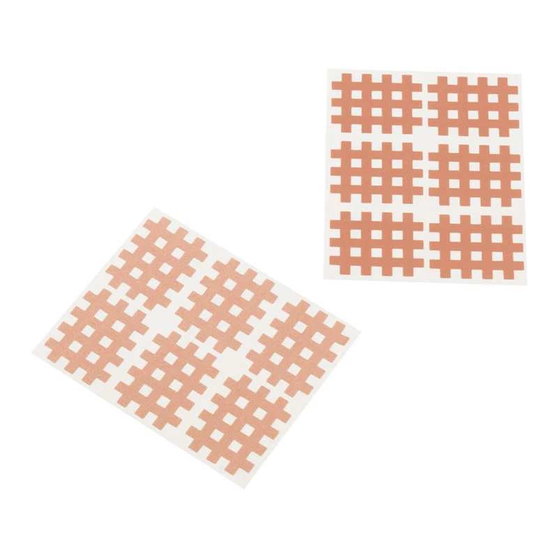 Medicalcorner24 Gittertapes – Cross Patches 18 Bögen in 3 Größen, beige